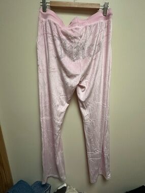 Juicy Couture Pink Velour Pants